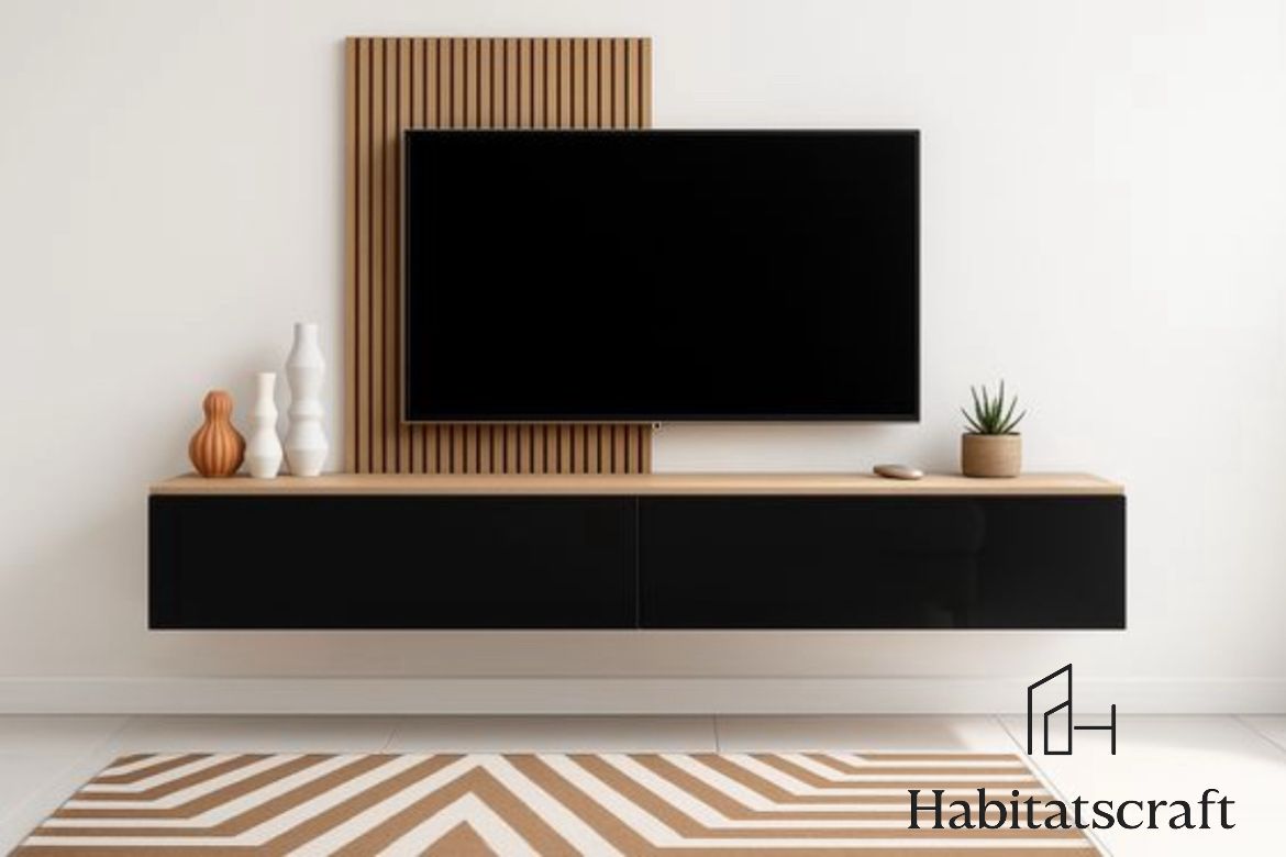 Modern TV unit setup